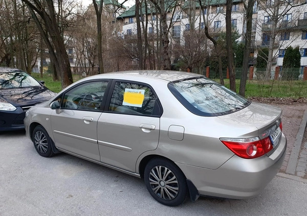 Honda City cena 12700 przebieg: 164000, rok produkcji 2007 z Warszawa małe 22